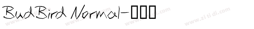 BudBird Normal字体转换